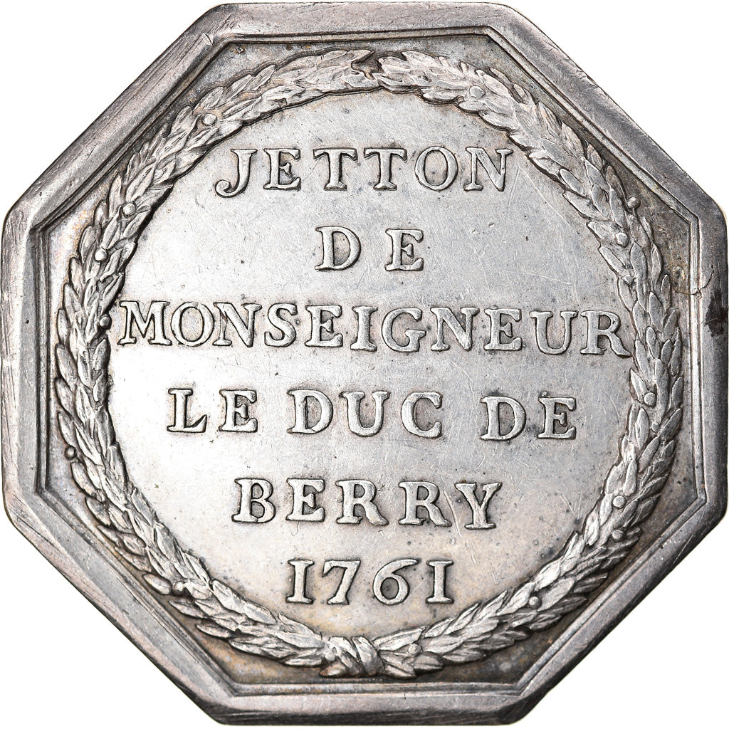 Francia, Token, Monseigneur le Duc de Berry, Futur Louis XVI, History, 1761