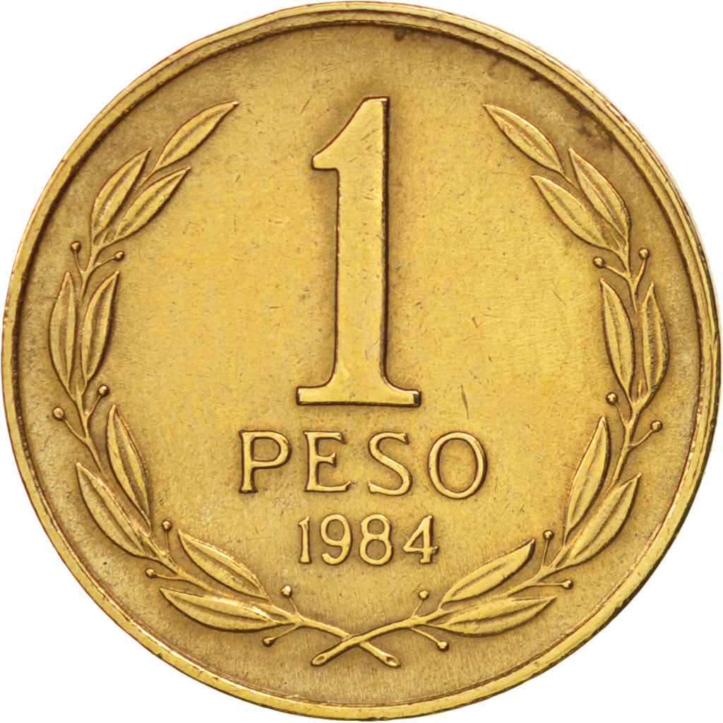 Monnaie, Chile, Peso, 1984, TTB+, Aluminum-Bronze, KM:216.1