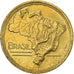 Coin, Brazil, 2 Cruzeiros, 1954, EF(40-45), Aluminum-Bronze, KM:559