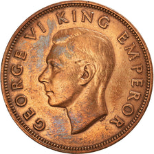 Coin, New Zealand, George VI, Penny, 1944, EF(40-45), Bronze, KM:13
