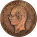 Moneta, Grecia, George I, 5 Lepta, 1882, MB, Rame, KM:54