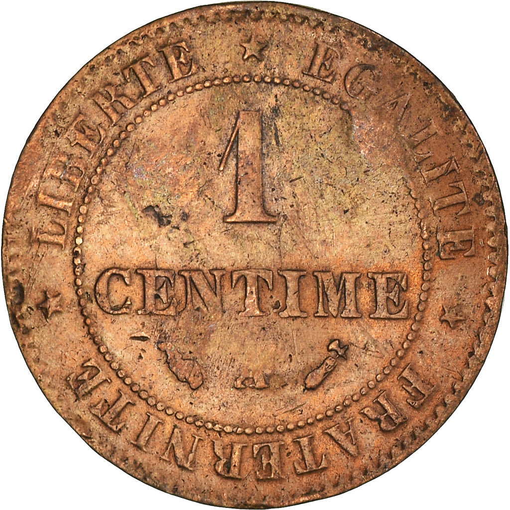 Coin, France, Cérès, Centime, 1895, Paris, VF(20-25), Bronze, KM:826.1
