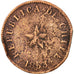 Chile, 1/2 Centavo, 1853, AG(3), Copper, KM:126