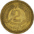 Moneda, Chile, 2 Centesimos, 1967, Santiago, MBC, Aluminio - bronce, KM:193