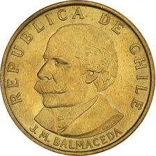 Coin, Chile, 20 Centesimos, 1972, Santiago, AU(55-58), Aluminum-Bronze, KM:195