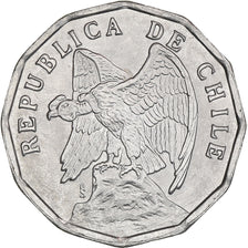 Coin, Chile, 5 Centavos, 1976, Santiago, AU(55-58), Aluminum, KM:204a