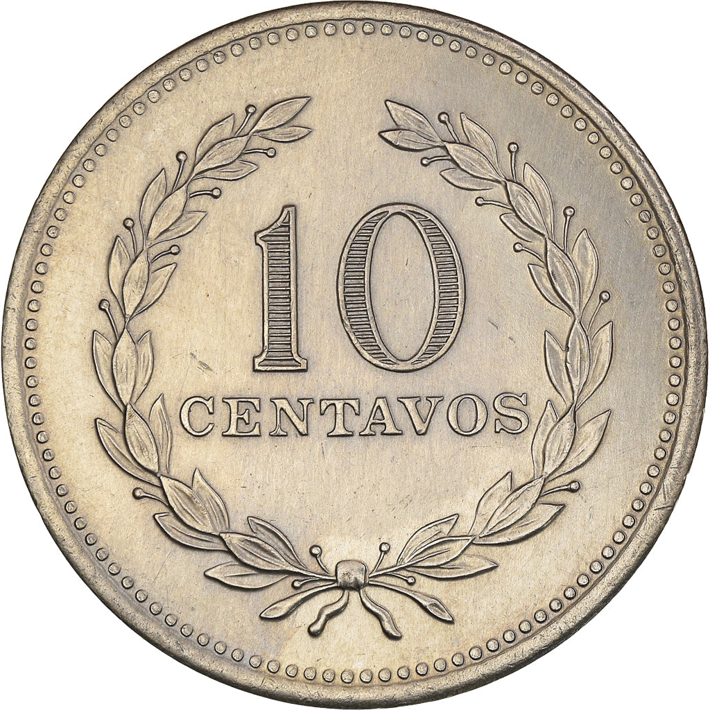 Coin, El Salvador, 10 Centavos, 1975, British Royal Mint, England, AU(50-53)