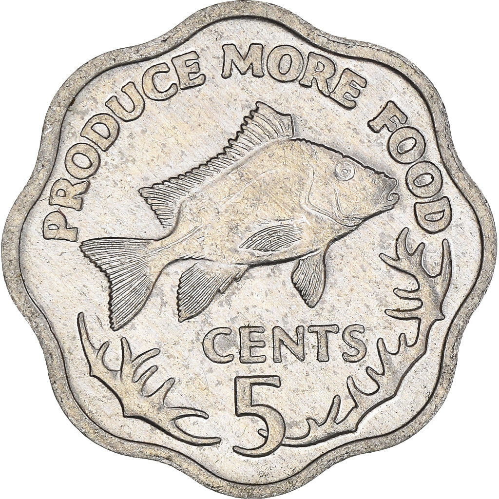 Monnaie, Seychelles, 5 Cents, 1977, British Royal Mint, TTB, Aluminium, KM:31