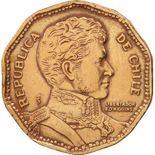 Coin, Chile, 50 Pesos, 1981, EF(40-45), Aluminum-Bronze, KM:219.1