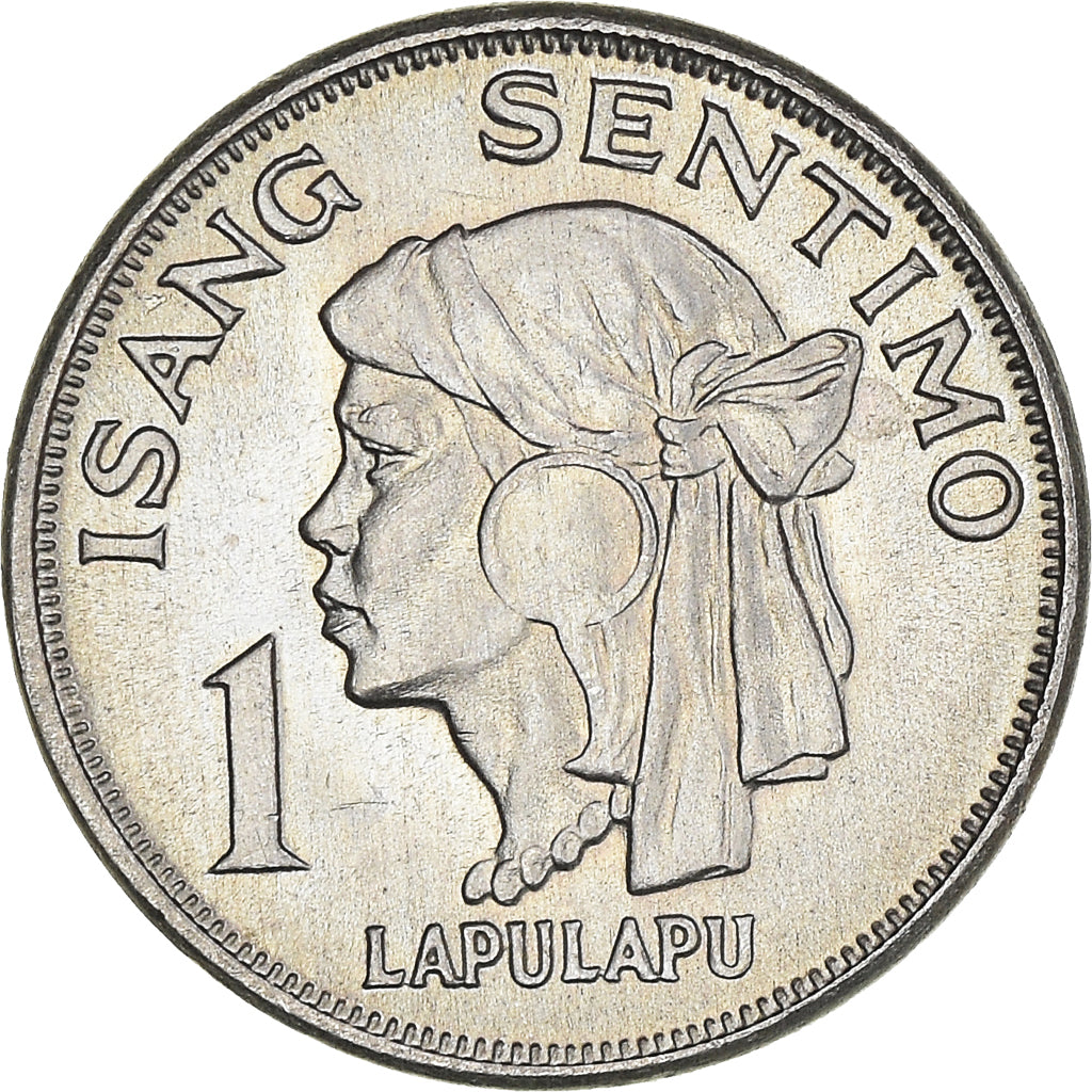 Coin, Philippines, Sentimo, 1968, AU(55-58), Aluminum, KM:196
