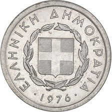 Coin, Greece, 10 Lepta, 1976, EF(40-45), Aluminum, KM:113