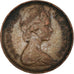 Coin, Great Britain, Elizabeth II, New Penny, 1971, EF(40-45), Bronze, KM:915