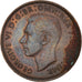Coin, Great Britain, George VI, Farthing, 1943, VF(30-35), Bronze, KM:843