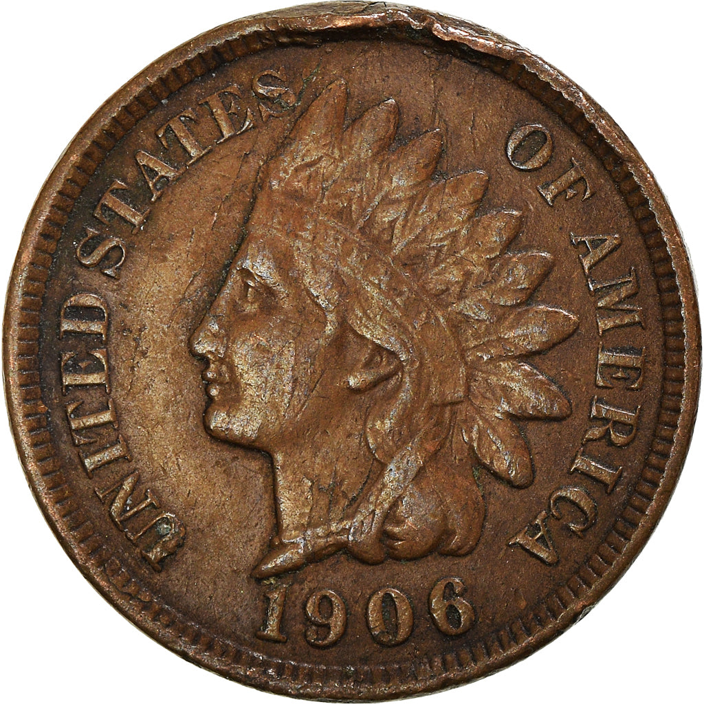 Coin, United States, Indian Head Cent, Cent, 1906, U.S. Mint, Philadelphia