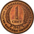 Moneda, Territorios británicos del Caribe, Cent, 1965, MBC, Bronce, KM:2