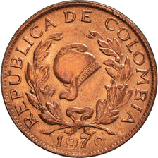 Monnaie, Colombie, 5 Centavos, 1970, TTB+, Copper Clad Steel, KM:206a