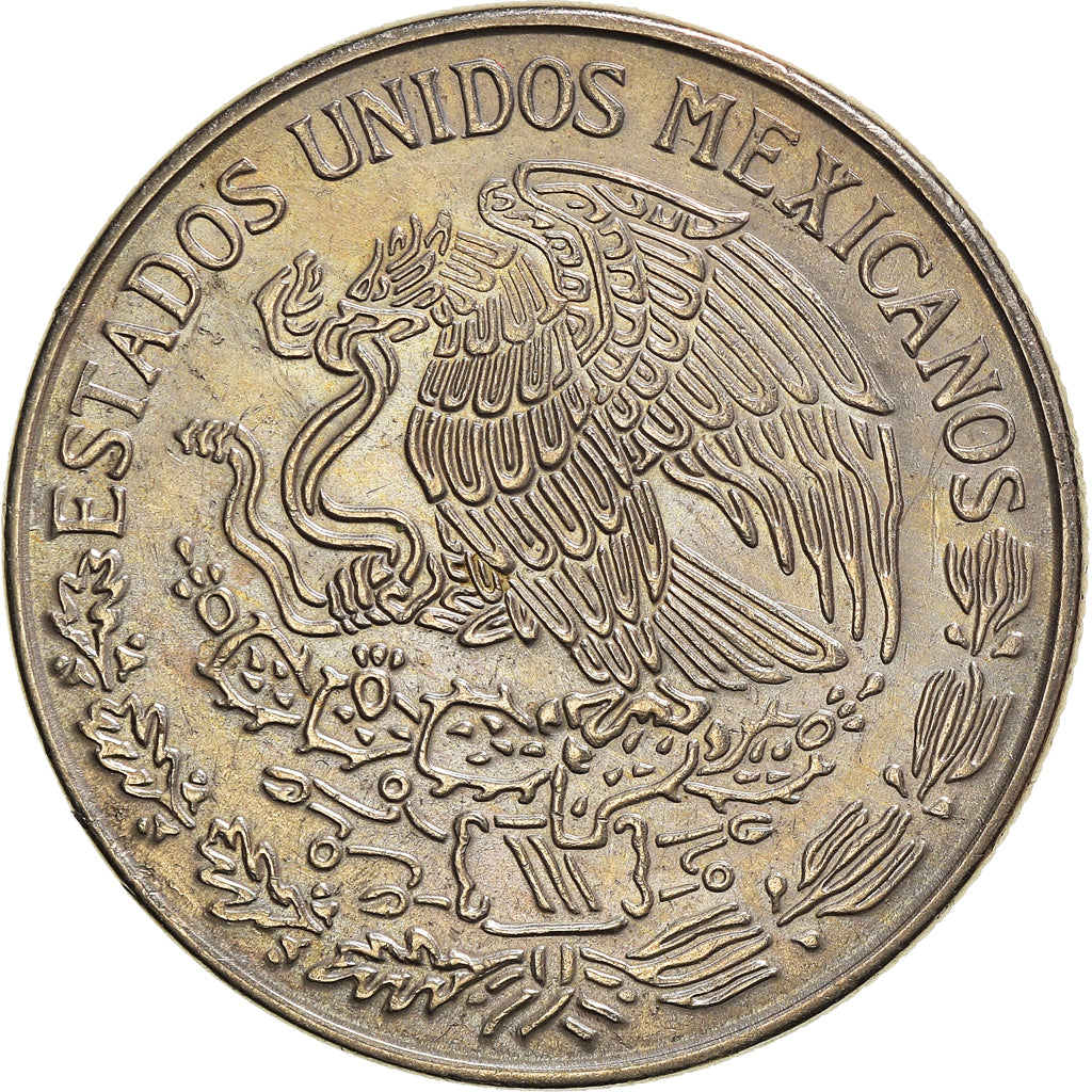 Moneda, México, Peso, 1978, Mexico City, open 8, MBC+, Cobre - níquel, KM:460