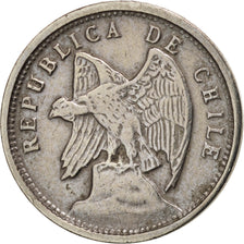 Cile, 5 Centavos, 1928, BB+, Rame-nichel, KM:165