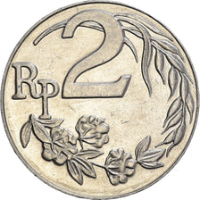 Monnaie, Indonésie, 2 Rupiah, 1970, TTB+, Aluminium, KM:21