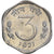 Moneta, REPUBBLICA DELL’INDIA, 3 Paise, 1971, BB+, Alluminio, KM:14.2