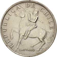 Coin, Chile, 5 Escudos, 1972, AU(50-53), Copper-nickel, KM:199