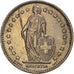 Moneta, Svizzera, Franc, 1968, Bern, MB+, Rame-nichel, KM:24a.1