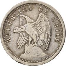 Moneda, Chile, 10 Centavos, 1925, MBC, Cobre - níquel, KM:166