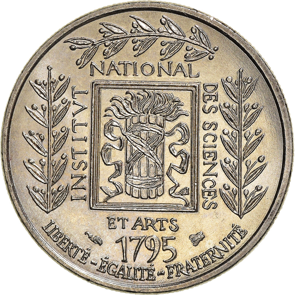 Munten, Frankrijk, Institut, Franc, 1995, ZF+, Nickel, KM:1133, Gadoury:480