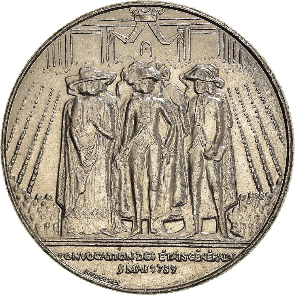 Moeda, França, 1 Franc, 1989, EF(40-45), Níquel, KM:967, Gadoury:477