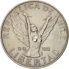 Chile, 5 Pesos, 1980, EF(40-45), Copper-nickel, KM:209