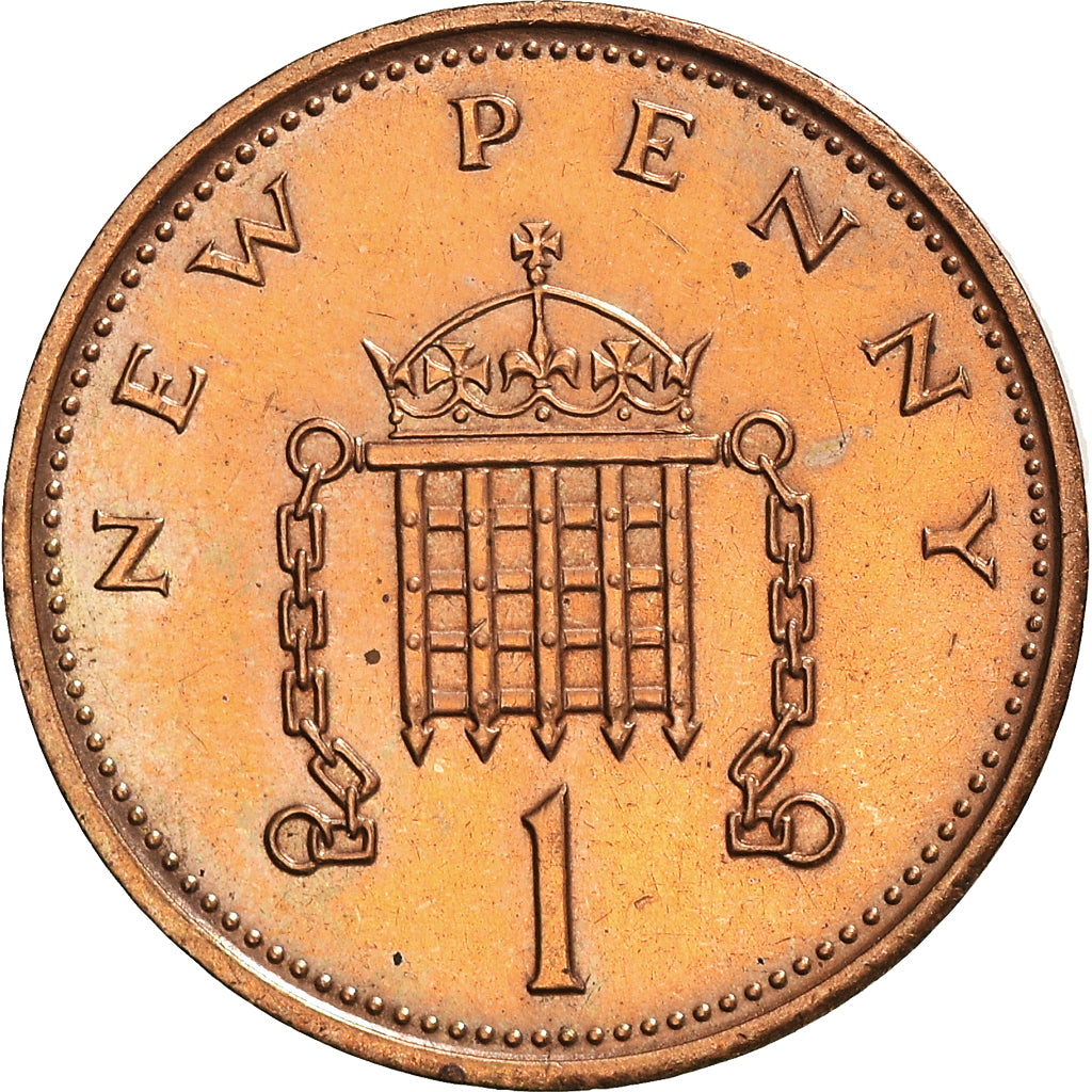 Coin, Great Britain, Elizabeth II, New Penny, 1979, AU(50-53), Bronze, KM:915
