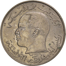 Moneta, Tunisia, 1/2 Dinar, 1968, Paris, BB, Nichel, KM:291
