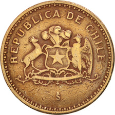 Moneta, Cile, 100 Pesos, 1989, Santiago, BB, Alluminio-bronzo, KM:226.2