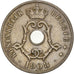 Moneta, Belgio, 25 Centimes, 1908, BB, Rame-nichel, KM:63