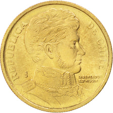Münze, Chile, 10 Pesos, 2003, Santiago, UNZ, Aluminum-Bronze, KM:228.2