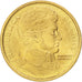 Moneta, Chile, 10 Pesos, 2003, Santiago, MS(63), Aluminium-Brąz, KM:228.2