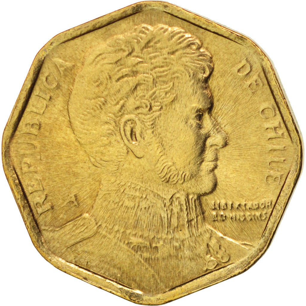Moneta, Cile, 5 Pesos, 2002, Santiago, SPL, Alluminio-bronzo, KM:232