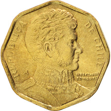 Coin, Chile, 5 Pesos, 2002, Santiago, MS(63), Aluminum-Bronze, KM:232