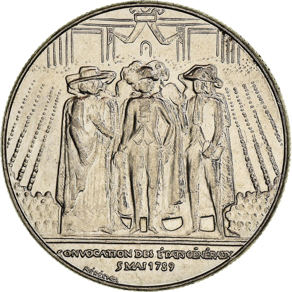 Munten, Frankrijk, 1 Franc, 1989, ZF, Nickel, KM:967, Gadoury:477