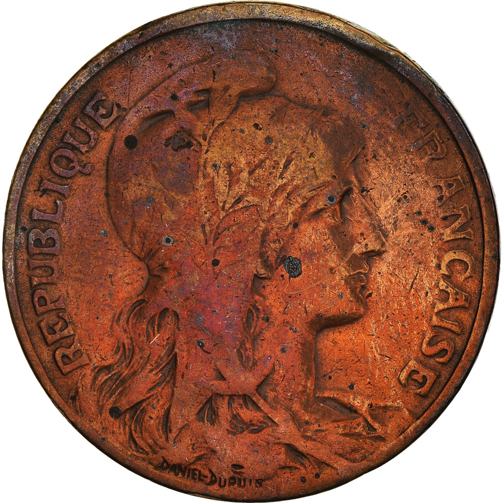 Coin, France, Dupuis, 10 Centimes, 1913, Paris, F(12-15), Bronze, KM:843