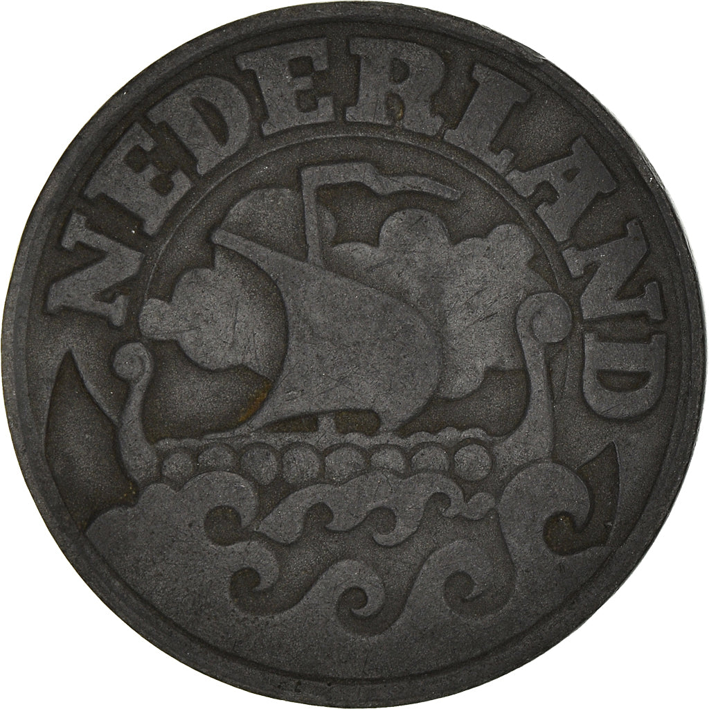 Münze, Niederlande, Wilhelmina I, 25 Cents, 1941, SS, Zinc, KM:174