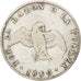 Cile, Decimo, 1860, MB+, Argento, KM:124a