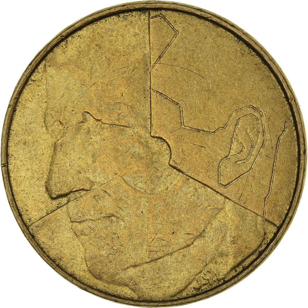 Münze, Belgien, 5 Francs, 5 Frank, 1993, S+, Brass Or Aluminum-Bronze, KM:164