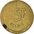 Moneda, Bélgica, 5 Francs, 5 Frank, 1993, BC+, Brass Or Aluminum-Bronze, KM:164