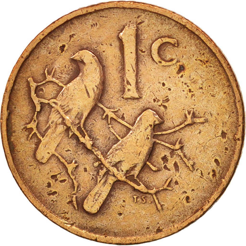 Coin, South Africa, Cent, 1968, VF(20-25), Bronze, KM:74.1