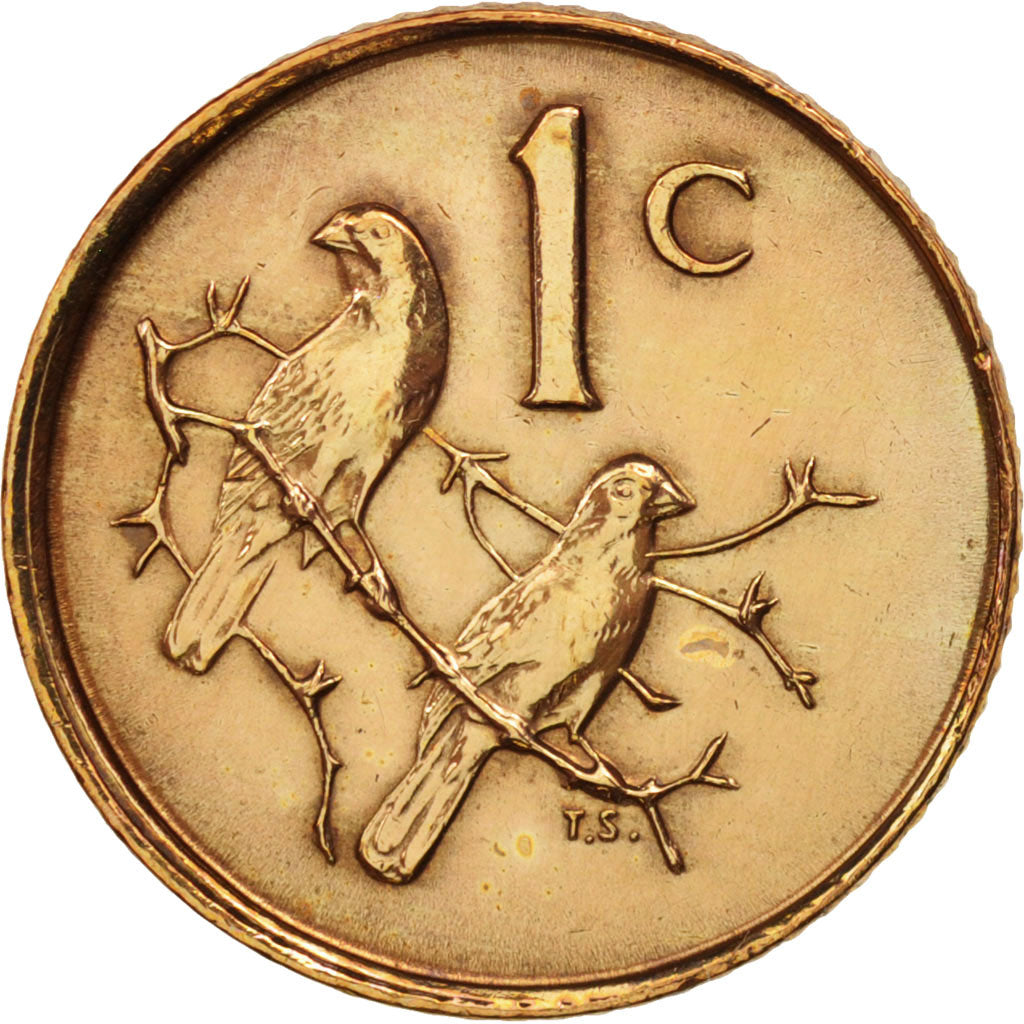 Coin, South Africa, Cent, 1982, AU(55-58), Bronze, KM:109