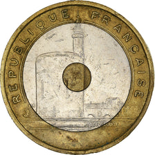 Moeda, França, Jeux Méditerranéens, 20 Francs, 1993, Paris, VF(30-35)