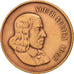 South Africa, 2 Cents, 1965, EF(40-45), Bronze, KM:66.1