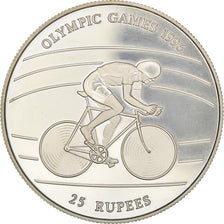 Coin, Seychelles, 25 Rupees, 1995, 1996 Olympic Games.BE, AU(55-58), Silver