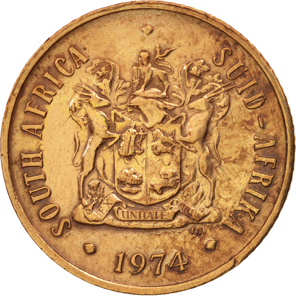 Monnaie, Afrique du Sud, 2 Cents, 1974, TTB+, Bronze, KM:83